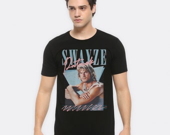 Patrick Swayze Vintage 80's T-Shirt, Men's Women's All Sizes (MOV-040003)