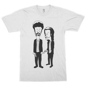 Beavis and Butt-Head Pulp Fiction Style T-Shirt, Men&#39;s Women&#39;s All Sizes (pfa-216)