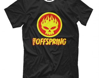 The Offspring Fire Logo T-Shirt, Punk Rock Tee, Men&#39;s Women&#39;s All Sizes (pfa-105)