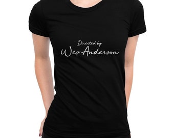 Directed By Wes Anderson Film T-Shirt, Men's Women's All Sizes (pfa-399)