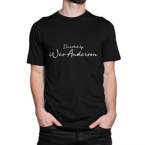 Directed By Wes Anderson Film T-Shirt, Men&#39;s Women&#39;s All Sizes (pfa-399)