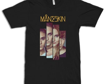 Maneskin T-Shirt, Herren Damen Alle Größen (PFA-381)