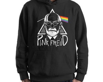 Pink Freud Hoodie and Sweatshirt, Sigmund Freud Hoodie, Unisex Sizes (pfa-402)