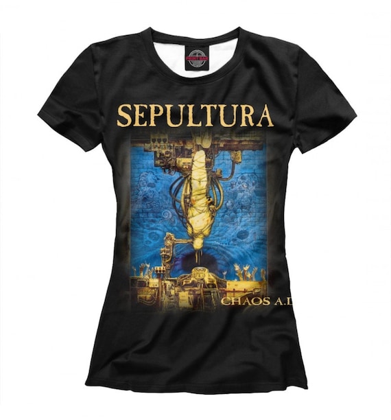 Sepultura Chaos A.D. T-shirt, Groove Metal Tee, Men's Women's All