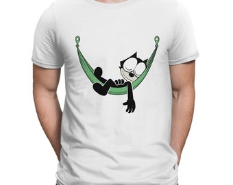 Felix the Cat Is Sleeping T-Shirt, Men's Women's All Sizes (pfa-211)