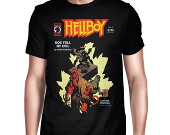 Camiseta Hellboy Box Full of Evil, todas las tallas para hombre y mujer (pfa-271)