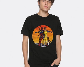 Camiseta divertida de Deadpool y Wolverine sobre el Titanic, para hombre y mujer, todas las tallas (DEA-533222)