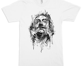 Camiseta com estampa de Salvador Dalí, masculina e feminina, todos os tamanhos (pfa-306)