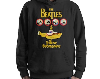 The Beatles Yellow Submarine Hoodie and Sweatshirt, Unisex Sizes (pfa-166)