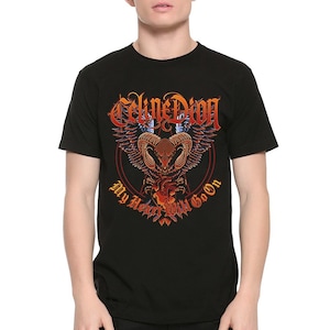 Celine Dion My Heart Will Go On Lustiges Metall-T-Shirt, Herren-Damen-Alle Größen (PFA-118)