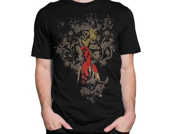 Hellboy Comics T-Shirt, Männer Frauen alle Größen (PFA-274)