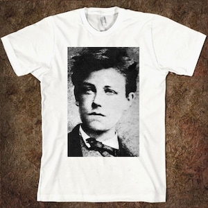 Arthur Rimbaud Graphic T-Shirt, Men&#39;s Women&#39;s All Sizes (pfa-413)