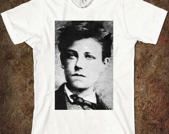 Arthur Rimbaud Graphic T-Shirt, Men's Women's All Sizes (pfa-413)