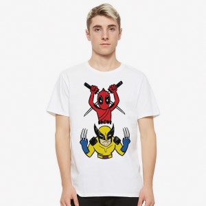 Deadpool and Wolverine T-Shirt, Men&#39;s Women&#39;s All Sizes (DEA-89312)