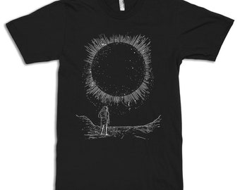 Astronaut Black Hole Sun T-Shirt, Men's Women's All Sizes (pfa-366)