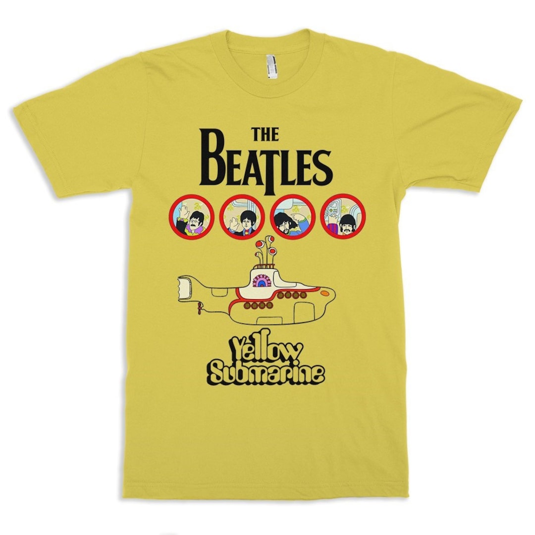 The Beatles Yellow Submarine T-shirt, Rock Tee, Men's Women's All