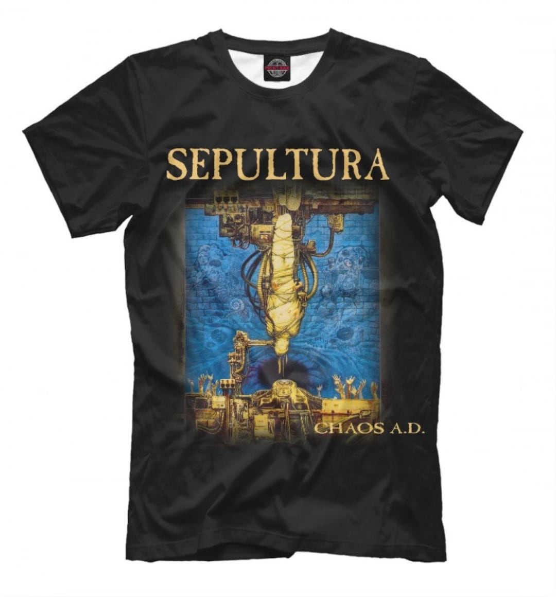 Sepultura Chaos A.D. T-shirt, Groove Metal Tee, Men's Women's All