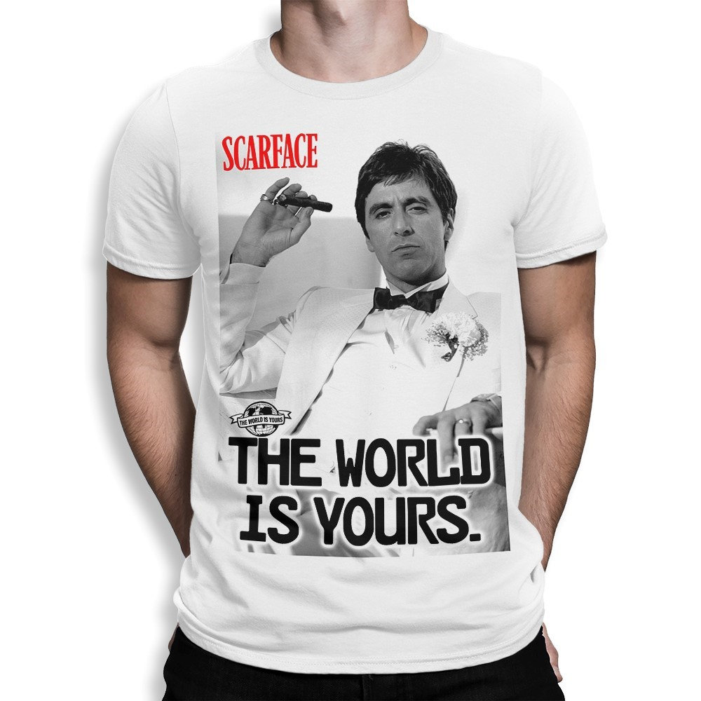 Discover Scarface The World Is Yours T-Shirt, Al Pacino Shirt