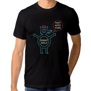 Night in the Woods Donut Wolf T-Shirt, Men's Women's All Sizes (pfa-318)