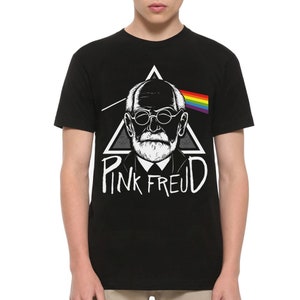 Pink Freud Pink Floyd Style T-Shirt, Sigmund Freud Shirt, Men&#39;s Women&#39;s All Sizes (pfa-402)