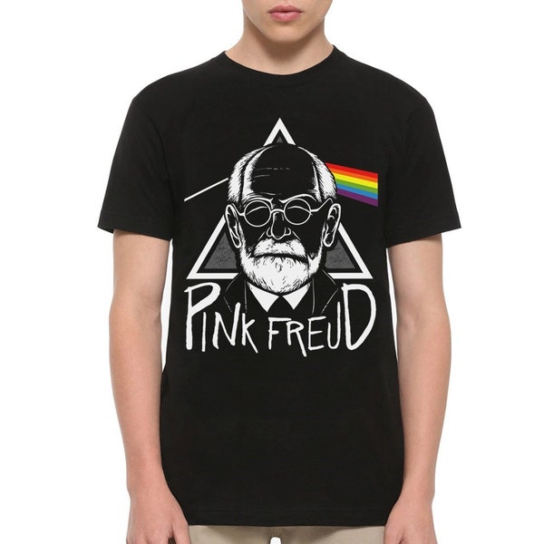 T-shirt rose Freud style Pink Floyd, chemise Sigmund Freud, homme femme toutes tailles (pfa-402)