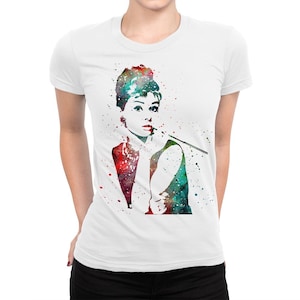 T-shirt Breakfast at Tiffany Audrey Hepburn, hommes femmes toutes tailles (pfa-186)