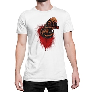 Alien Chestburster Bloody T-Shirt, Men&#39;s Women&#39;s All Sizes (pfa-350)