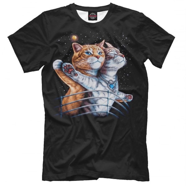 Titanic Cats T-Shirt, High Quality  Shirt, Men's Women's All Sizes (pfa-106)