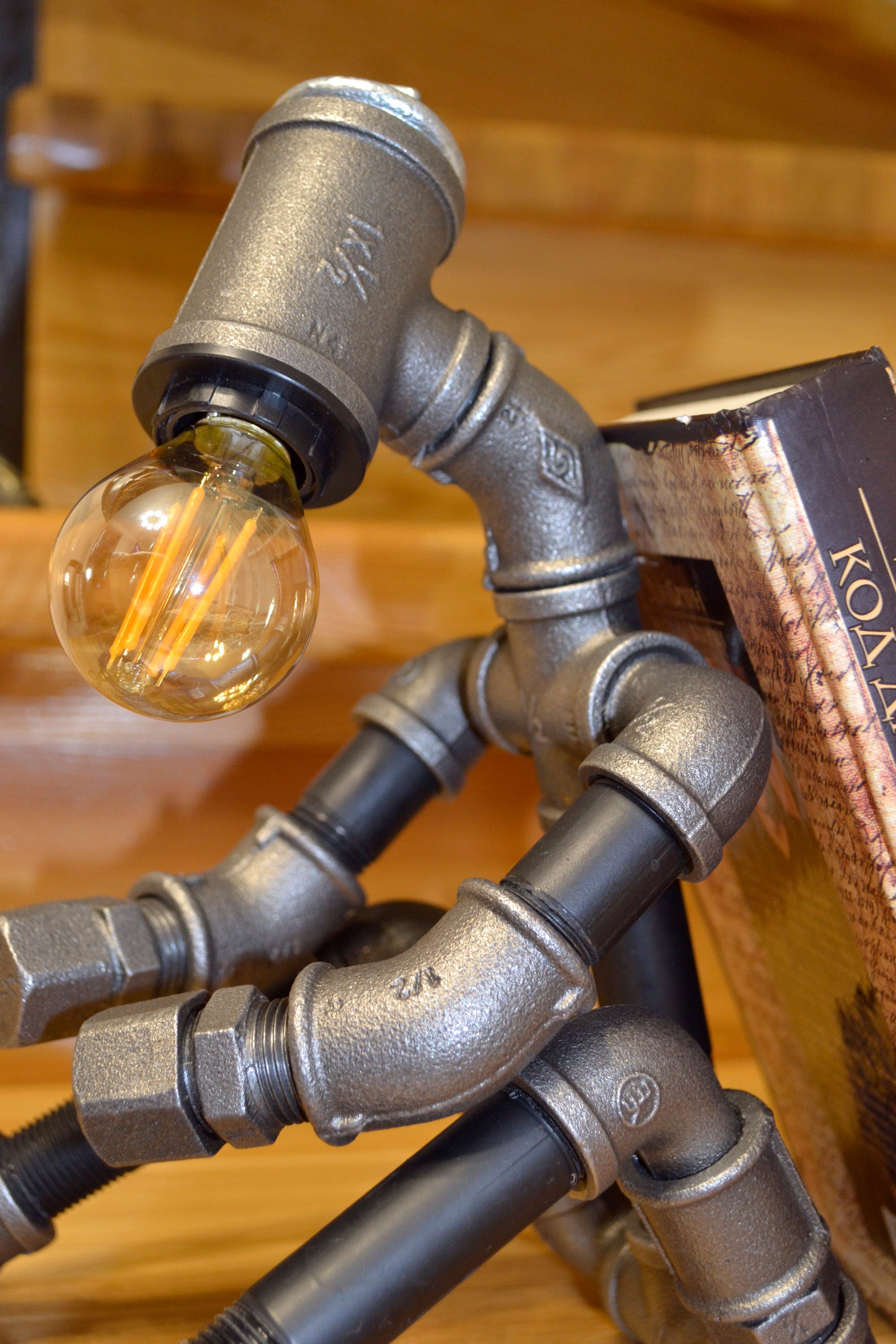 Bedside lamp Table lamp Desk lamp Edison Lamp Unique Table | Etsy