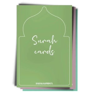 Juz Amma Surah flash cards translation transliteration Ramadan Eid Gifts Islamic gifts. Quran Sunnah Dua Planner notepad ramadhan Gift islam