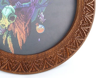 Round Wooden Frames