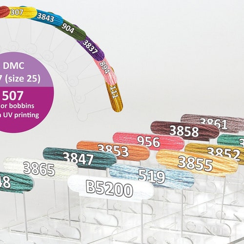 Printable DMC Thread Color Chart Tracker Inventory Sheet Etsy Israel