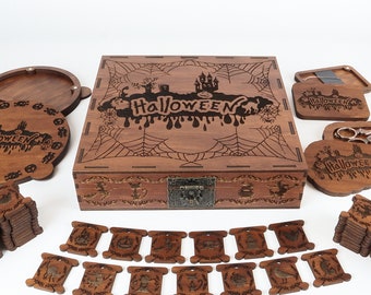 Embroiderer's Set Halloween. Halloween gift for the embroiderer.