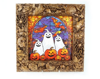 Halloween Frame / Square Frame / Mirror frame / Photo Frame / Custom Size