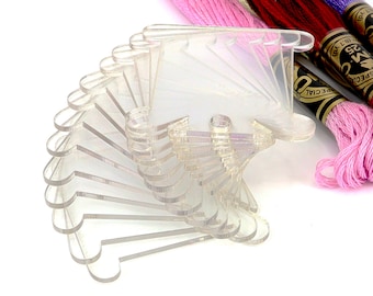 Set van 20 transparante plastic spoeltjes. Helder PE 1,5 мм