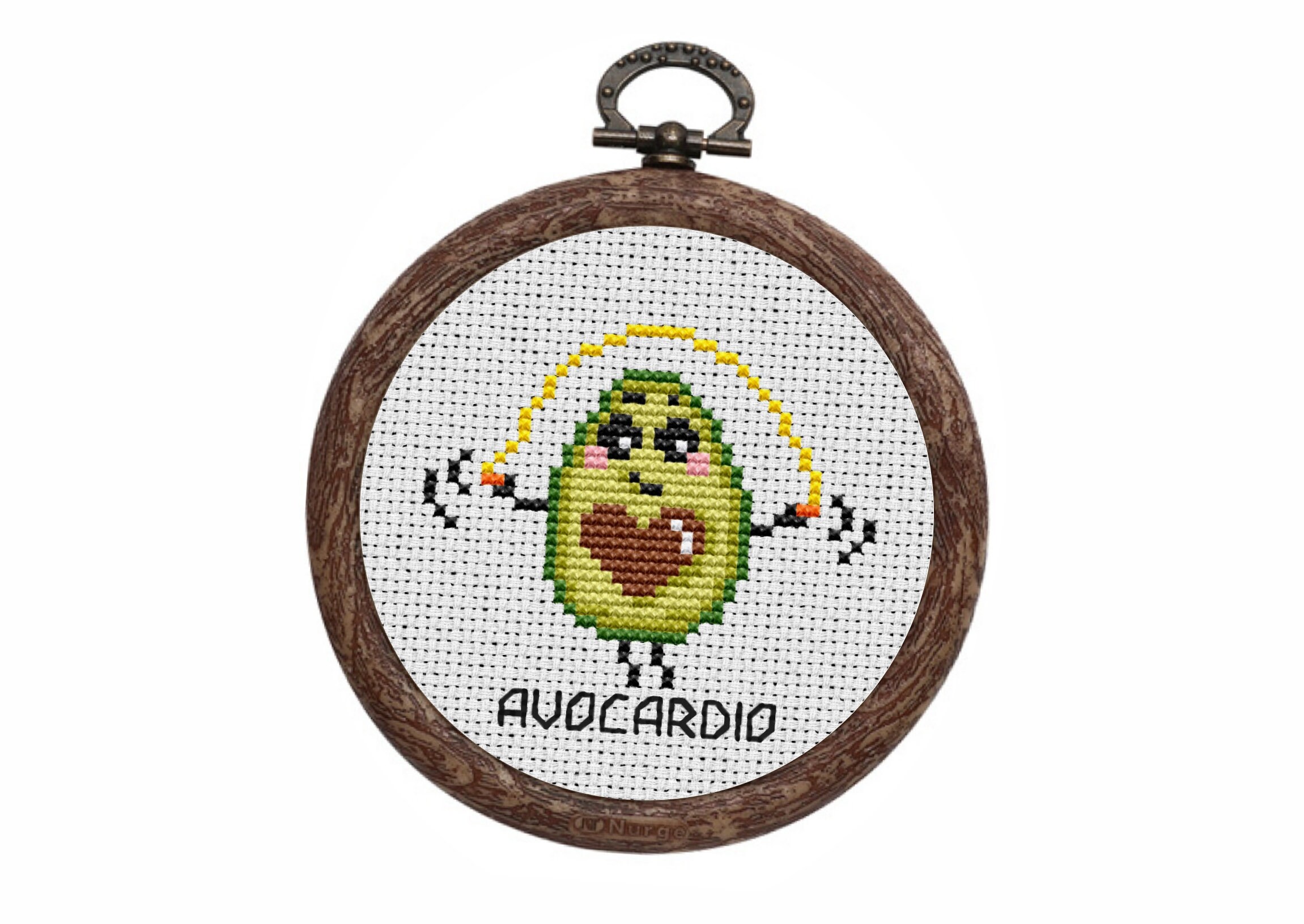 Avocado Funny Little Avocado Cross Stitch Pattern Instant Etsy