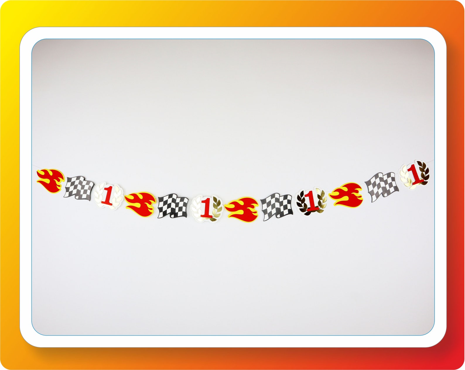 Hot Wheels 1st Birthday Garland Race Baby Shower Decorations Etsy