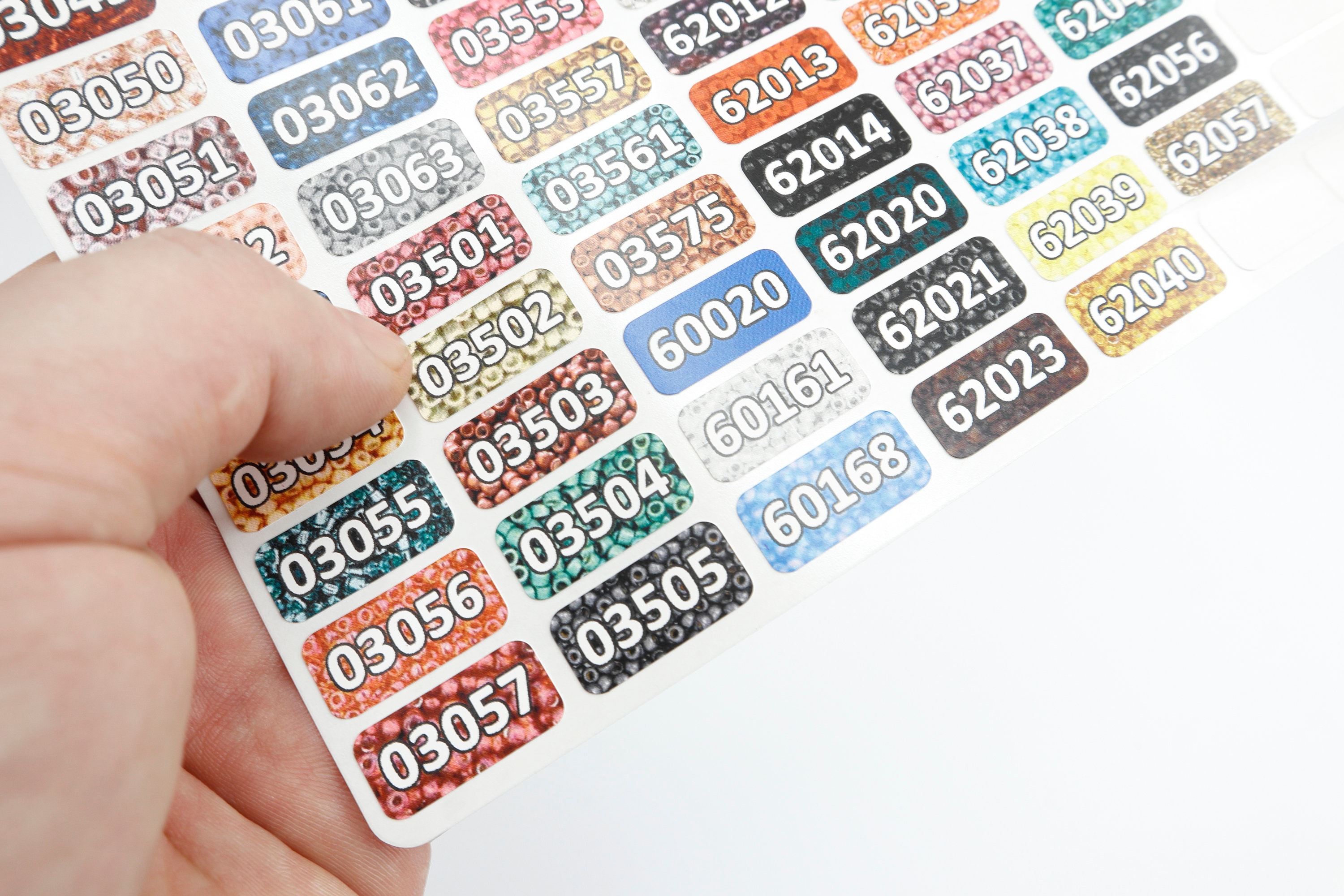 Mill Hill Beads Vinyl Stickers. 11.5x24mm. Magnifica Mill Hill. Full ...