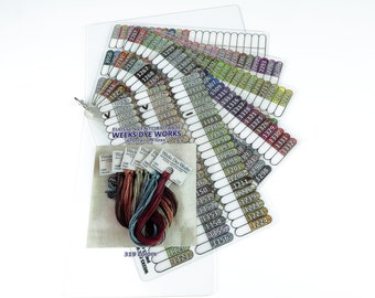 Floss Inventory Weeks Dye Works 6-strand Floss. Thread chart. The perpetual inventory table. WDW floss 317 colors