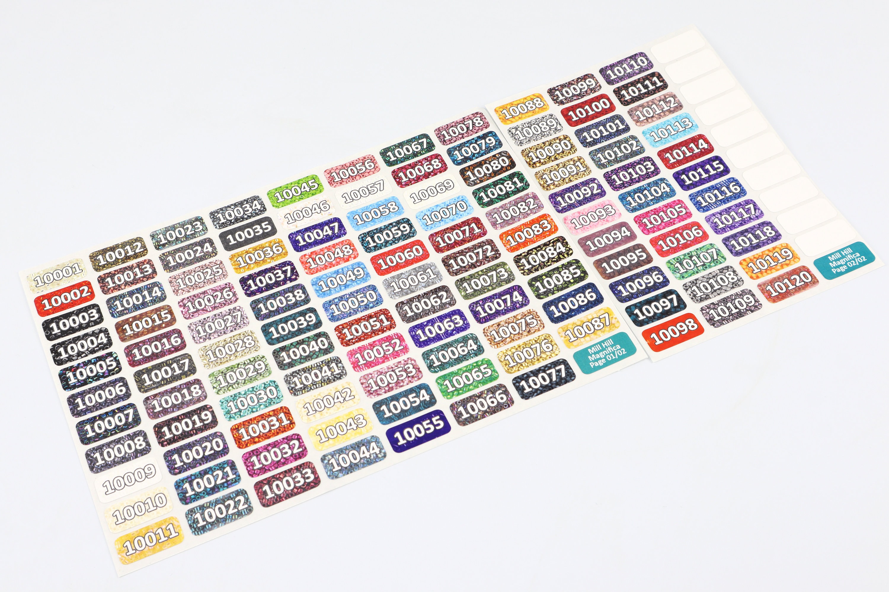 Color Stickers Mill Hill Beads. Magnifica Mill Hill. Full Etsy