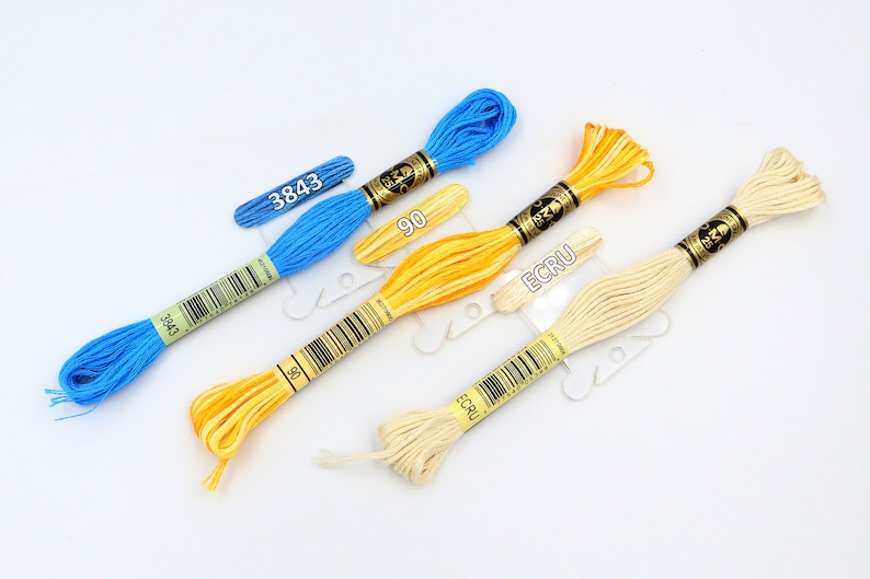 Full Set DMC Plastic Bobbins 1.5mm. All Series DMC Printed Etsy