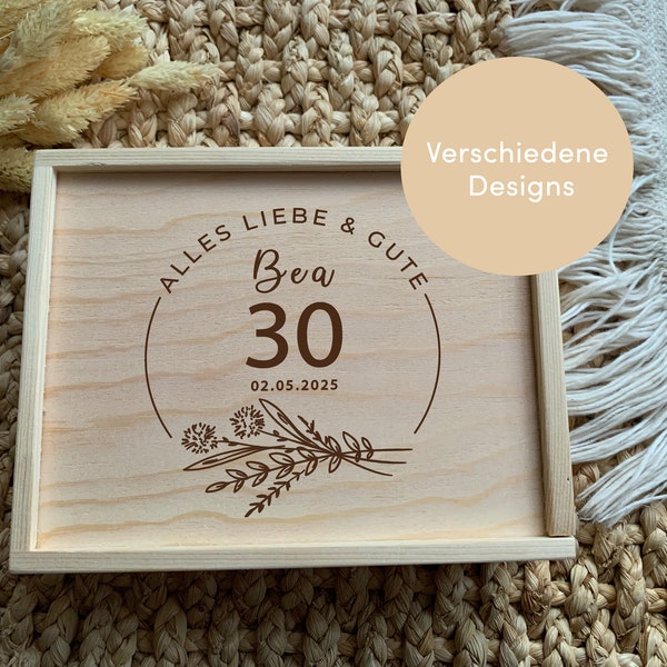 Geburtstagsgeschenk Frau, Geschenk  Frau, Geldgeschenkbox zum Geburtstag, Geburtstagsgeschenk Mann, Geburtstagsgeschenk 18 30 40 50 60