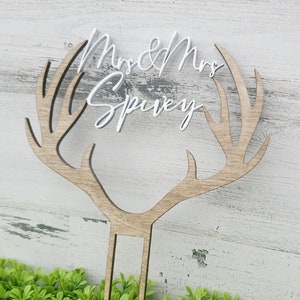 Deer Horn Cake Topper