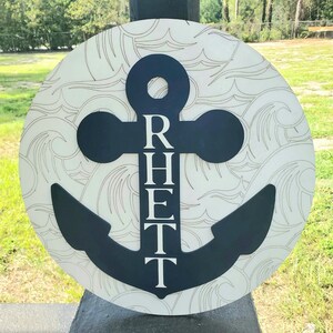 Nautical Nursery Kids Name Sign