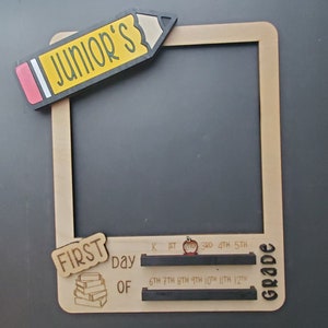 Back to School || Back to School Frame || School frame || First Day of School || Last Day of School || k-12 || SVG || Omtech || Laser SVG