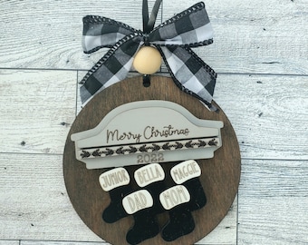 Family Stocking Ornament