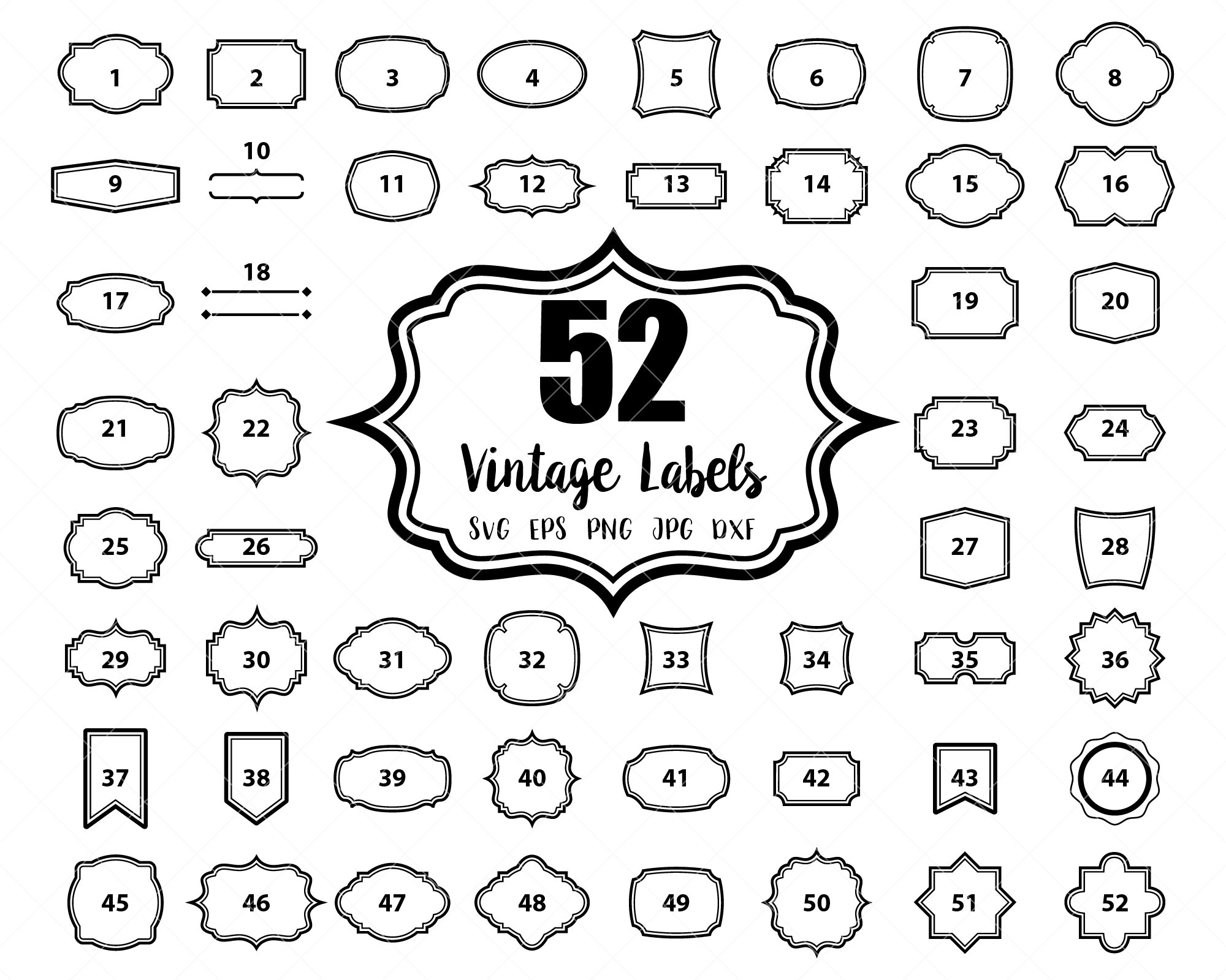 Blank Vintage Label Png 