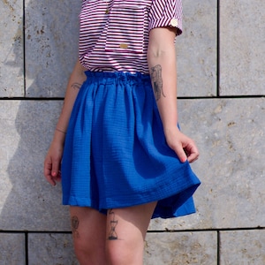 muslin pants - shorts - pants - skirt - culottes - muslin - summer pants - summer - culottes - wide pants - short - wide leg