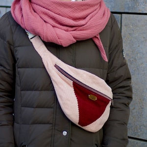 Bauchtasche - Cord - Gürteltasche - Bag - Belt Bag - Geschenk Weihnachten - Tasche - Umhängetasche - Accessoire - Baumwolle - Crossbody Bag