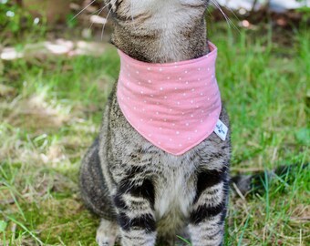 Produktbild von Weihnachtstuch, Bandana Für Katzen, Verstellbar, Elastisch, Für